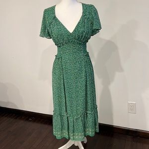 Max Studio MIDI dress, green size L
